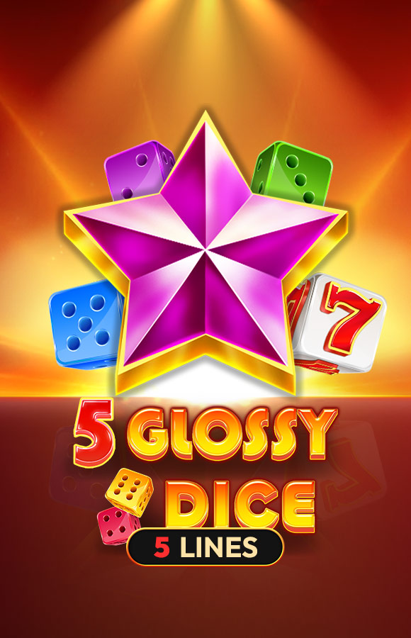 5 Glossy Dice